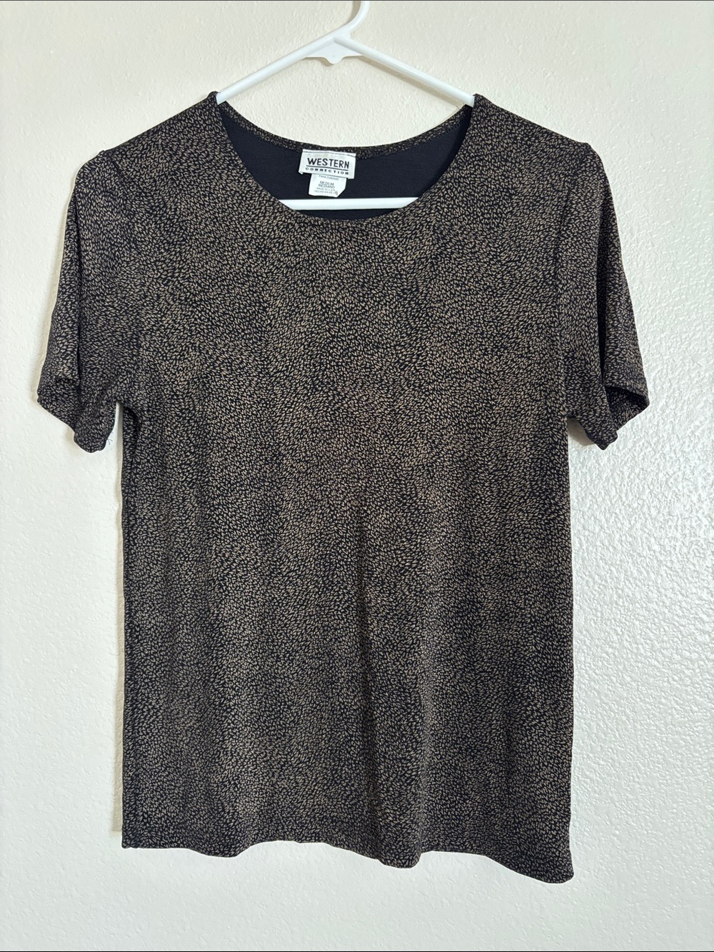 Vintage Western Connection All over Print Short Sleeve Size Medium